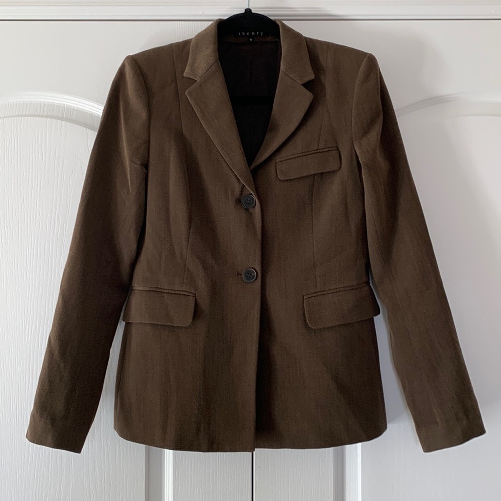 Theory Brown Blazer